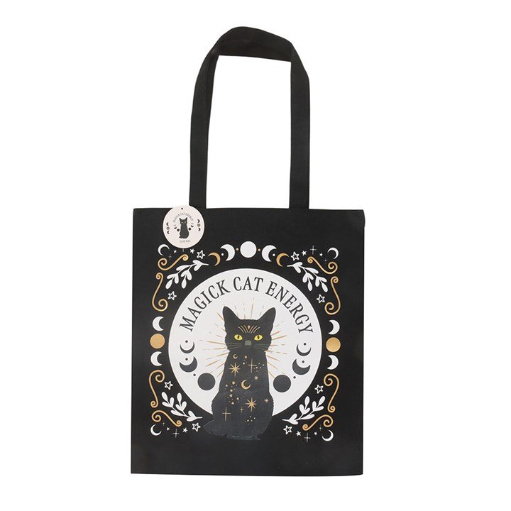 Bolso tote Black Magick Cat Energy - Imagen 2