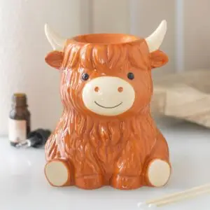 Quemador de aceite y cera de   Vaca
