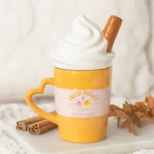 Taza con tapa Pumpkin Spice Latte