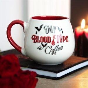 Taza redondeada Mi grupo sanguíneo es el café