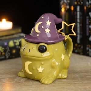 Taza Sapo Mágico con tapa y cucharita