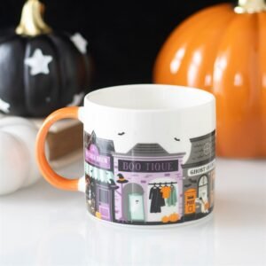 Taza "Spooky Street" – La Calle Más Mágica de Halloween
