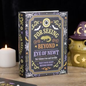 Caja Libro de Hechizos "Eye of Newt" para Almacenaje Secreto