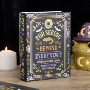 Caja Libro de Hechizos "Eye of Newt" para Almacenaje Secreto